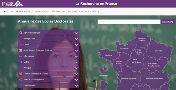 Trouver sa formation  Campus France